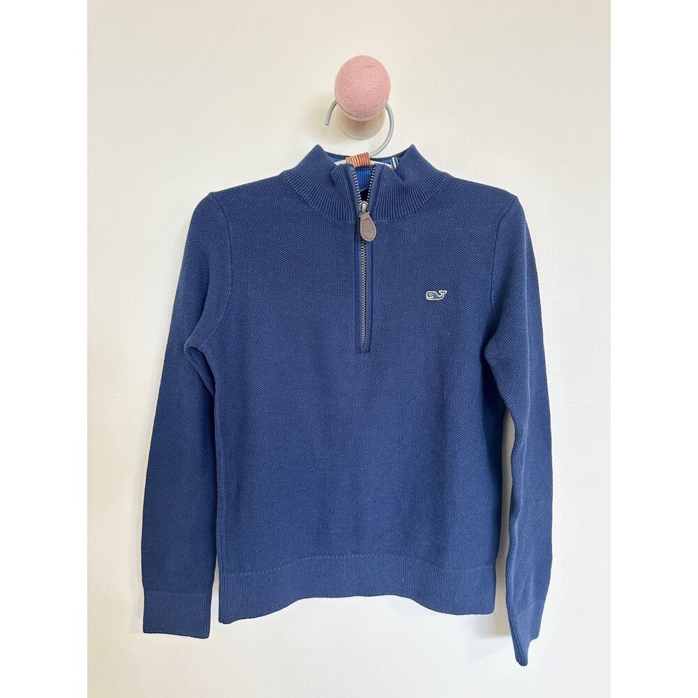 Vineyard Vines Navy Half Zip